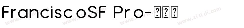 FranciscoSF Pro字体转换